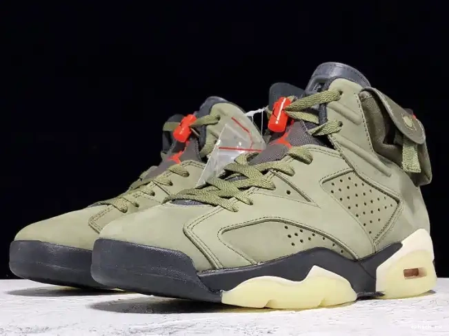 Rep Air Scott 6 x Travis Olive Medium CN1084-200 Jordan 0407